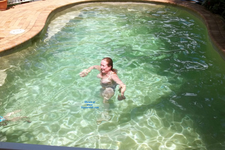 Pic #1Invited Neighbour Over For A Swim Part 1