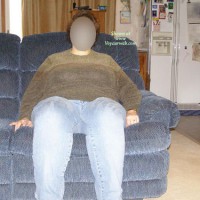 Pic #1 Shy Bbw Wife Strips--first Ever--doesn't Know