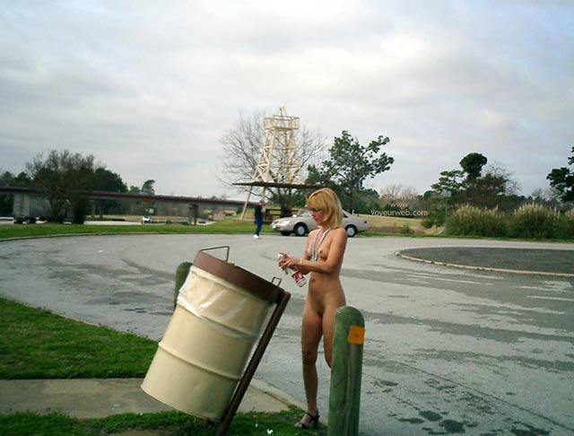 Standing Naked On Street - Blonde Hair, Small Tits, Naked Girl , Standing Naked On Street, Blonde Hair, Public Exhitionism, Naked, Small Tits