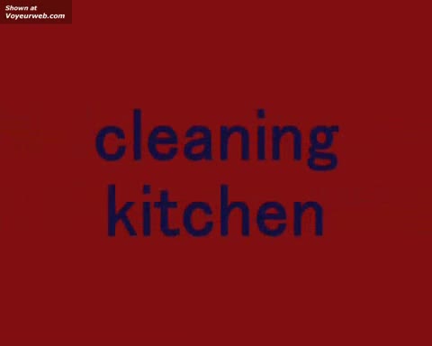 Pic #1Cleaning Kitchen