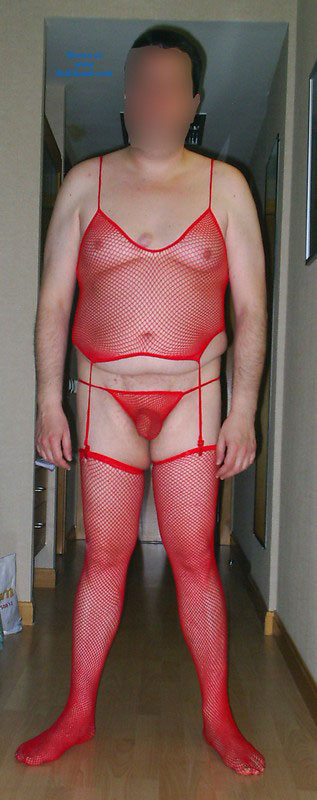 Pic #1Wearing My Sexy Wife's Lingerie In A Hotel.