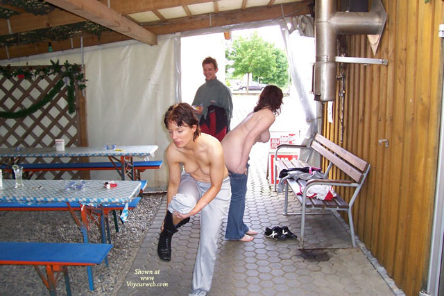 Pic #1*gg In A Small Beergarden