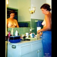 Pic #1Checking herself out