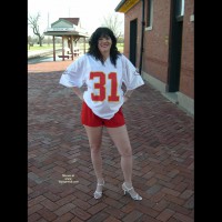 Kc Chiefs Fan Showing Off