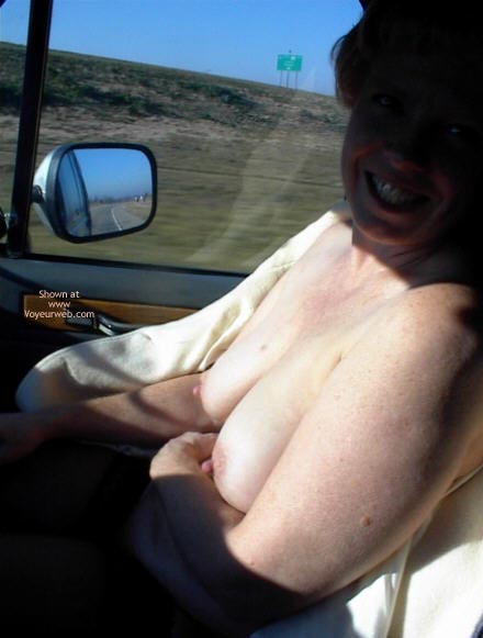 Pic #1 Rhonda Flashing At Truck Stop