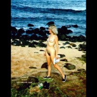 Sheila at the Beach'99