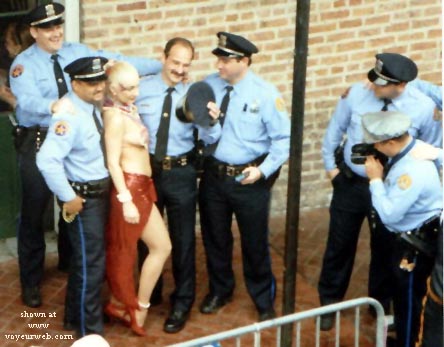 Pic #1 Cops love Mardi Gras too!!