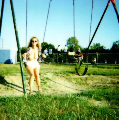 Pic #1She loves to flash!