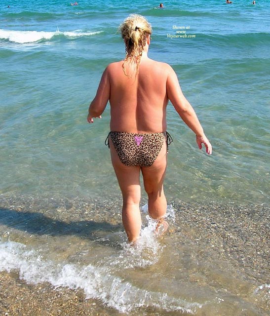 Pic #1*mp Chubby Charlotte On The Beach - 1