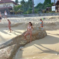 Pic #1Girl in Swimwear:&nbsp;See-Thru Wicked Weasel Bikini At Resort Part 4