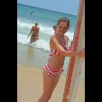Pic #1 Beach Voyeur:&nbsp;Striking A Pose At The Beach - Beach Voyeur