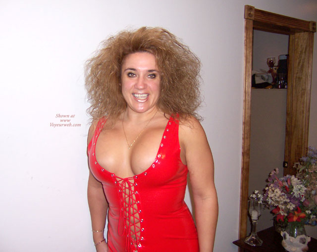 Pic #1Slutty Red Dress
