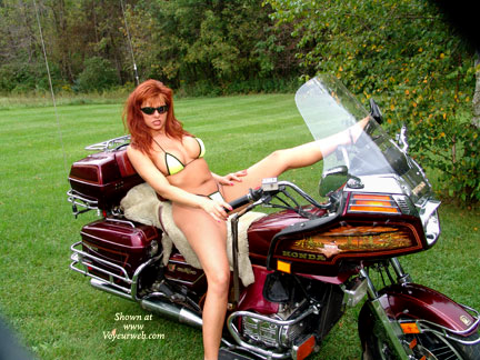 Pic #1 Roxanne On The Bike