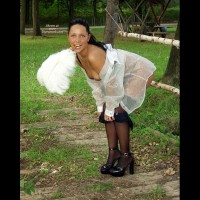 Ines Flashing In The Park