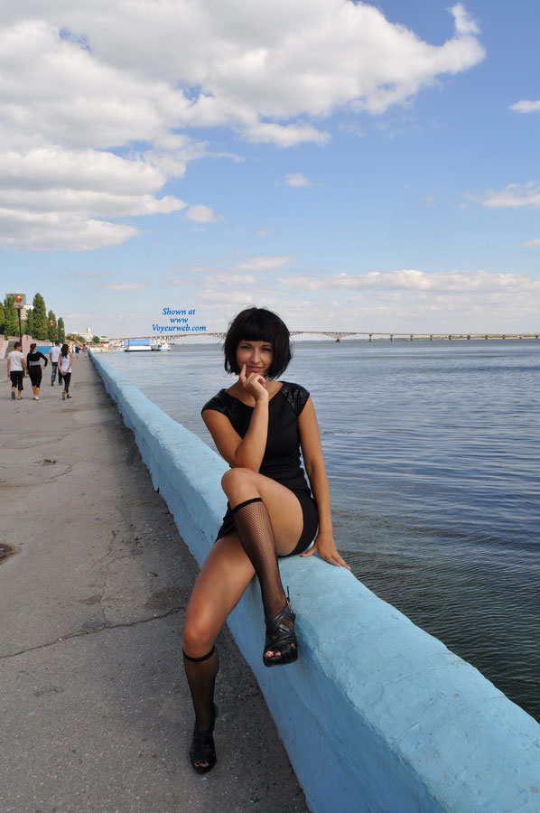 Pic #1Pantieless Girl:&nbsp;Walk Along The Promenade - Pantieless Girls