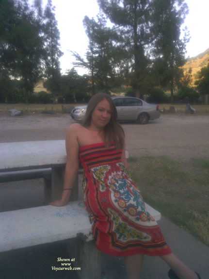 Pic #1Pantieless Wife:&nbsp;At The Park Late - Pantieless Wives