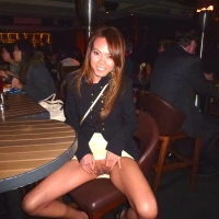 Pic #1 Flashing Pussy in Bars and Restaurants in Hong Kong 4