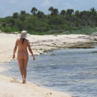 Collecting Shells - Beach