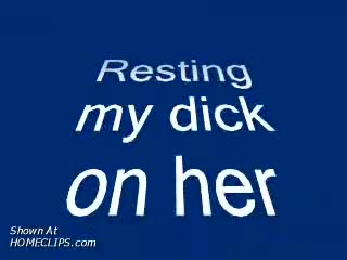 Pic #1Resting My Dick On Her Tits