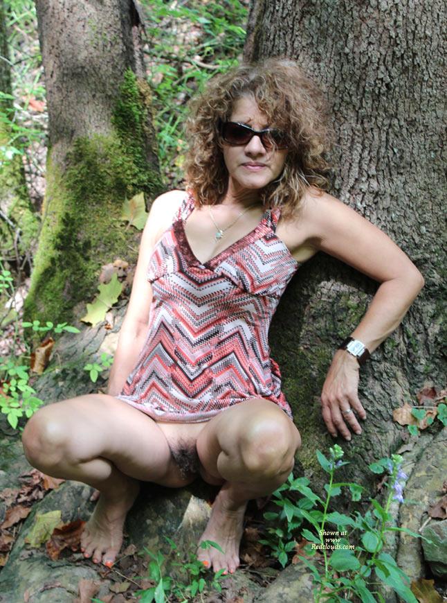 Pic #1Squatters' Rights - Big Tits, Outdoors, Bush Or Hairy, Nature, Dressed, Latina