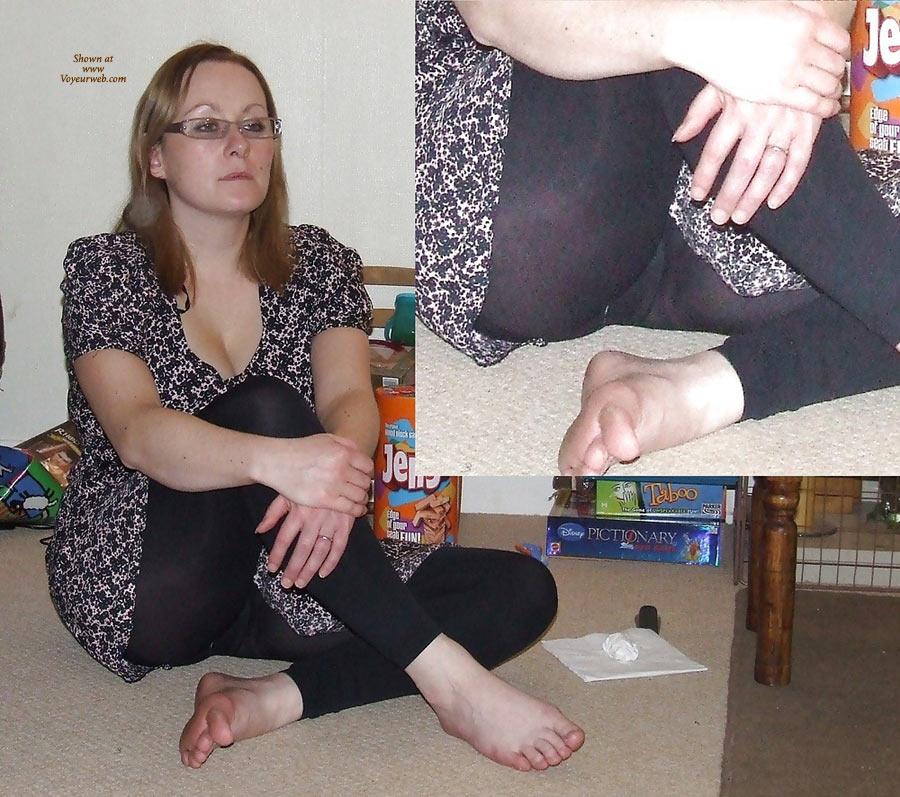 Pic #1 Cameltoe and Downblouse Shots - Blonde, Dressed