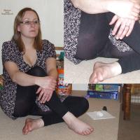 Pic #1 Cameltoe and Downblouse Shots - Blonde, Dressed