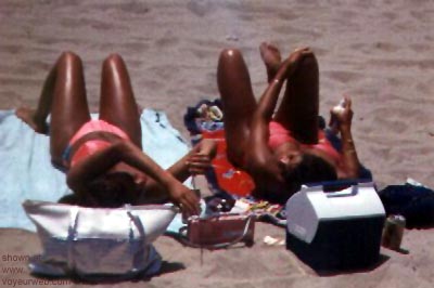 Pic #1Beauties      soakin up the sun..