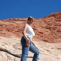 Pic #1 56 Year Old Granny Flashes Her Tits