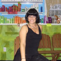 Pic #1 Naughty Nikki In Her Black Wig