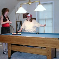 Gg Lusty Lesbians Pooltable Play