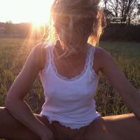Pic #1 Nude Camping - Blonde, Outdoors