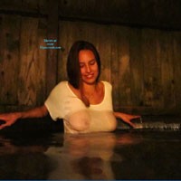 Pic #1 Is That Water Hott - Wet, Brunette, Big Tits, Wet Tits