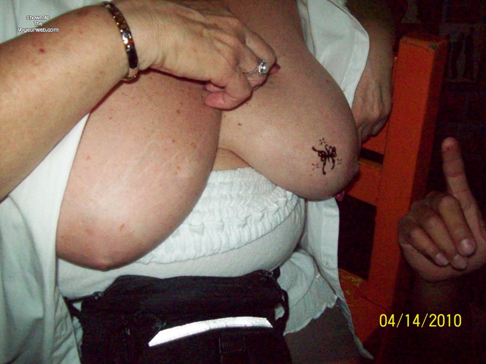 Pic #1 Large tits of my ex-girlfriend - tatto