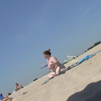 Two Friends At A Nude Beach