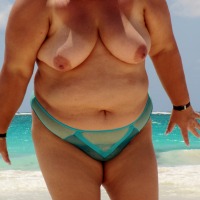 Very large tits of my wife - sharon