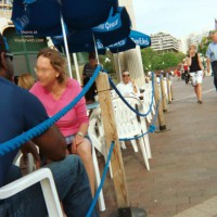 Pic #1Candid Seated Upskirt