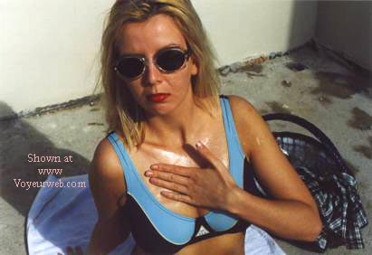 Pic #1 Suzy On Terrace 02 - DE