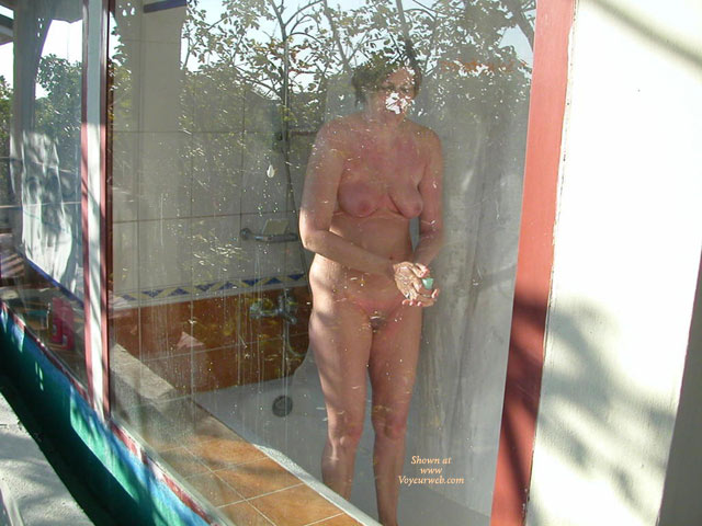 Pic #1 Showering Wife
