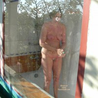 Pic #1 Showering Wife