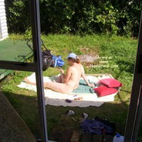 sunbathing babe