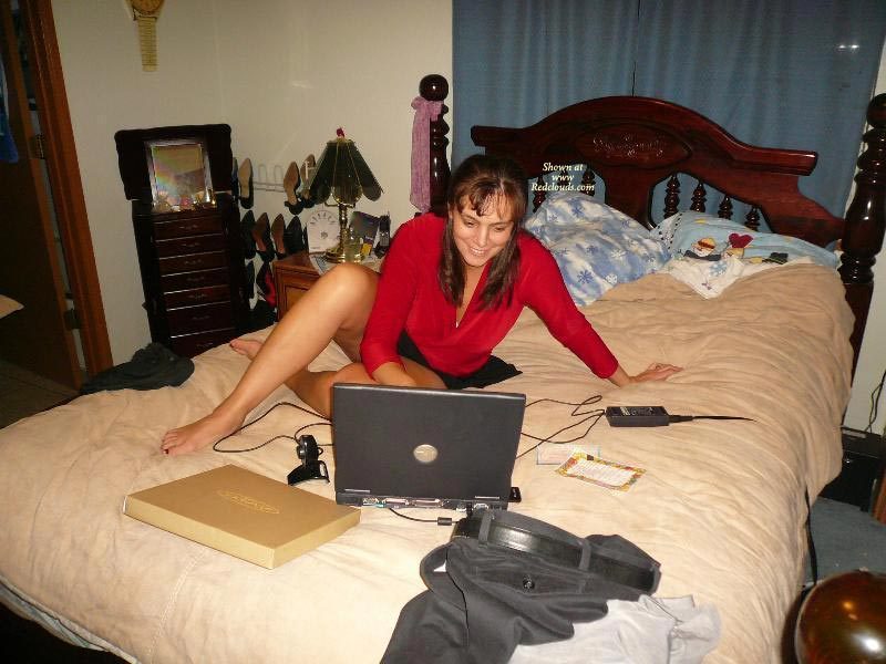 Pic #1Playing with the Laptop