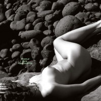 Hannah On The Rocks