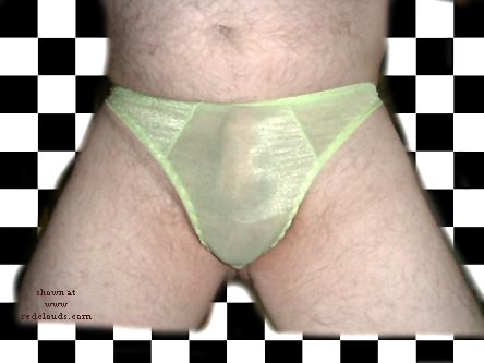 Pic #1M* Sheer Thong Panties