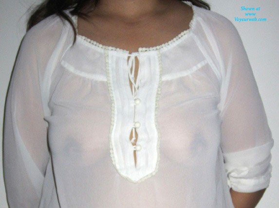 Pic #1 Lovely Wife - See Through, Wife/wives, Big Tits, Bikini Voyeur, Brunette, Dressed