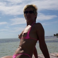 Medium tits of my wife - Sara