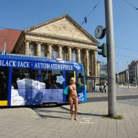 Pic #1The Last Sunny Days - Blonde, Public Exhibitionist, Public Place, Big Tits, Flashing