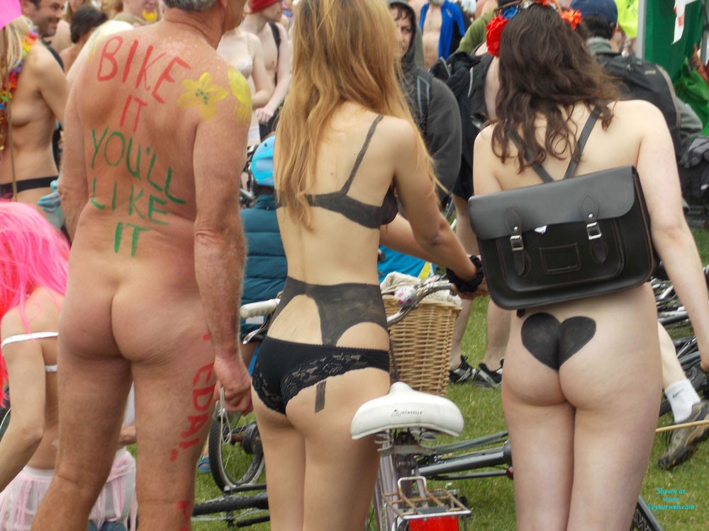 Pic #1Naked Bike Ride Brighton UK - Public Place