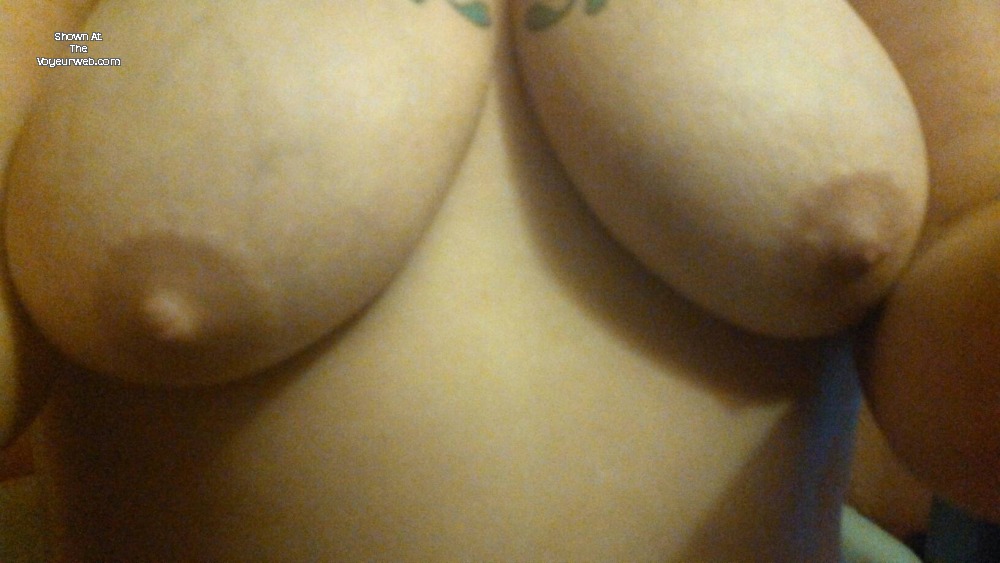 Pic #1 Large tits of my wife - none