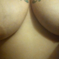 Large tits of my wife - none