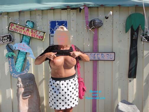 Pic #1Out and About - Big Tits, Flashing, Public Exhibitionist, Public Place, Wife/wives